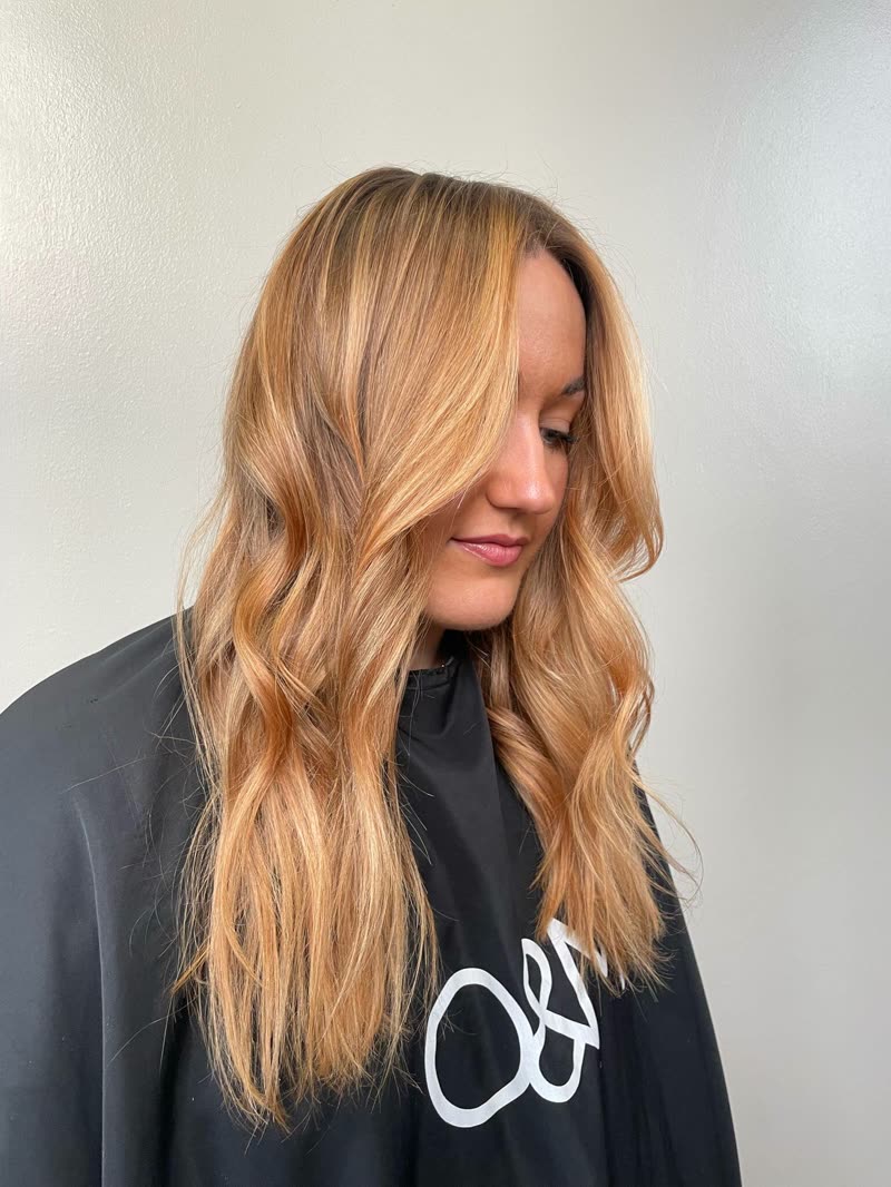 Styled waves after a fresh colour